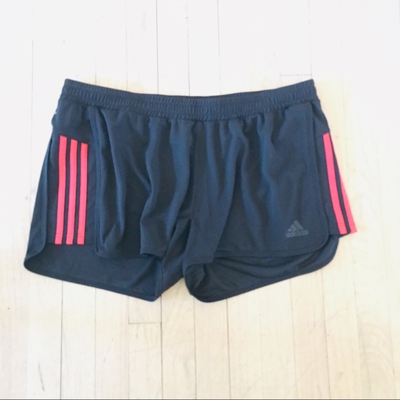 Adidas | Ultimate Knit Shorts Coral Stripes NWT - Picture 6 of 8